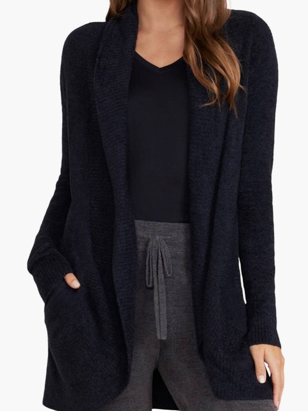 Barefoot Dreams Sweaters Cozychic Lite Circle Cardigan Size 1X Petite
